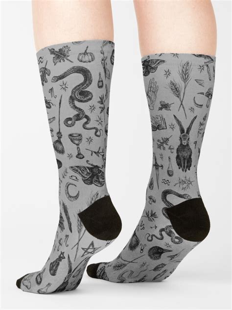 Sinister Witch Socks: Conveying Power and Mystery Through Footwear